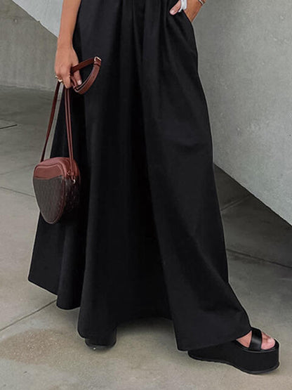 High Waist Palazzo Pants - skdzusa