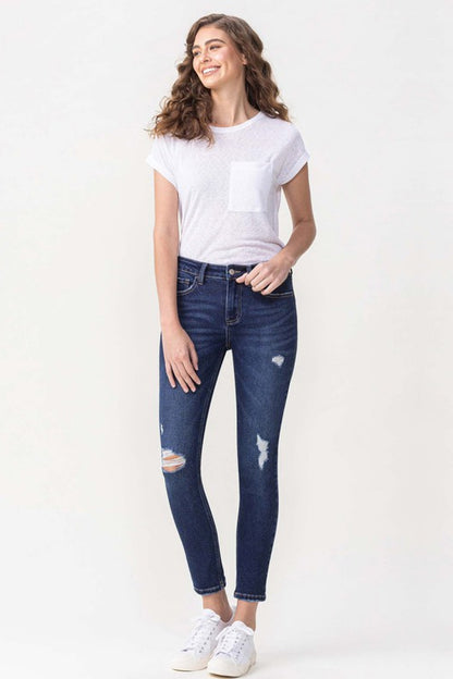 Lovervet Full Size Chelsea Midrise Crop Skinny Jeans - SKDZ