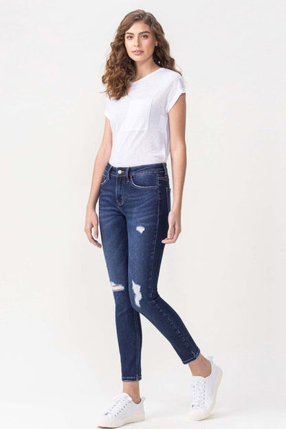 Lovervet Full Size Chelsea Midrise Crop Skinny Jeans - SKDZ