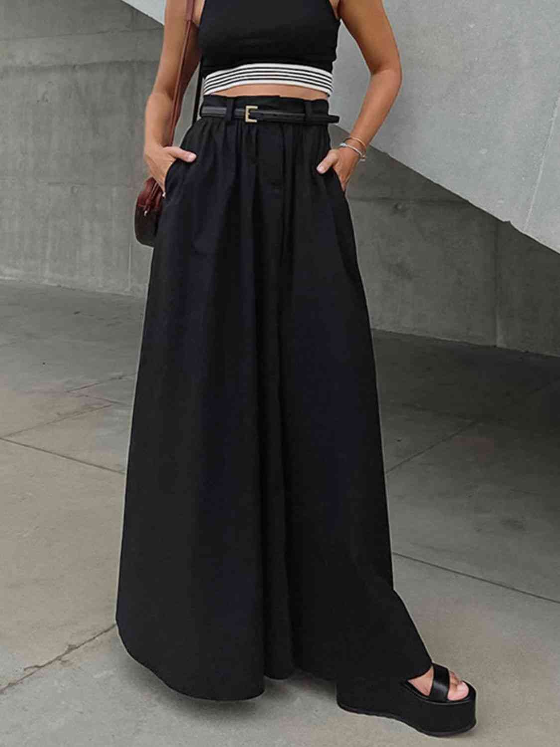 High Waist Palazzo Pants - skdzusa